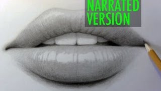 How To Draw The Mouth&Lips (Narrated Step By Step)